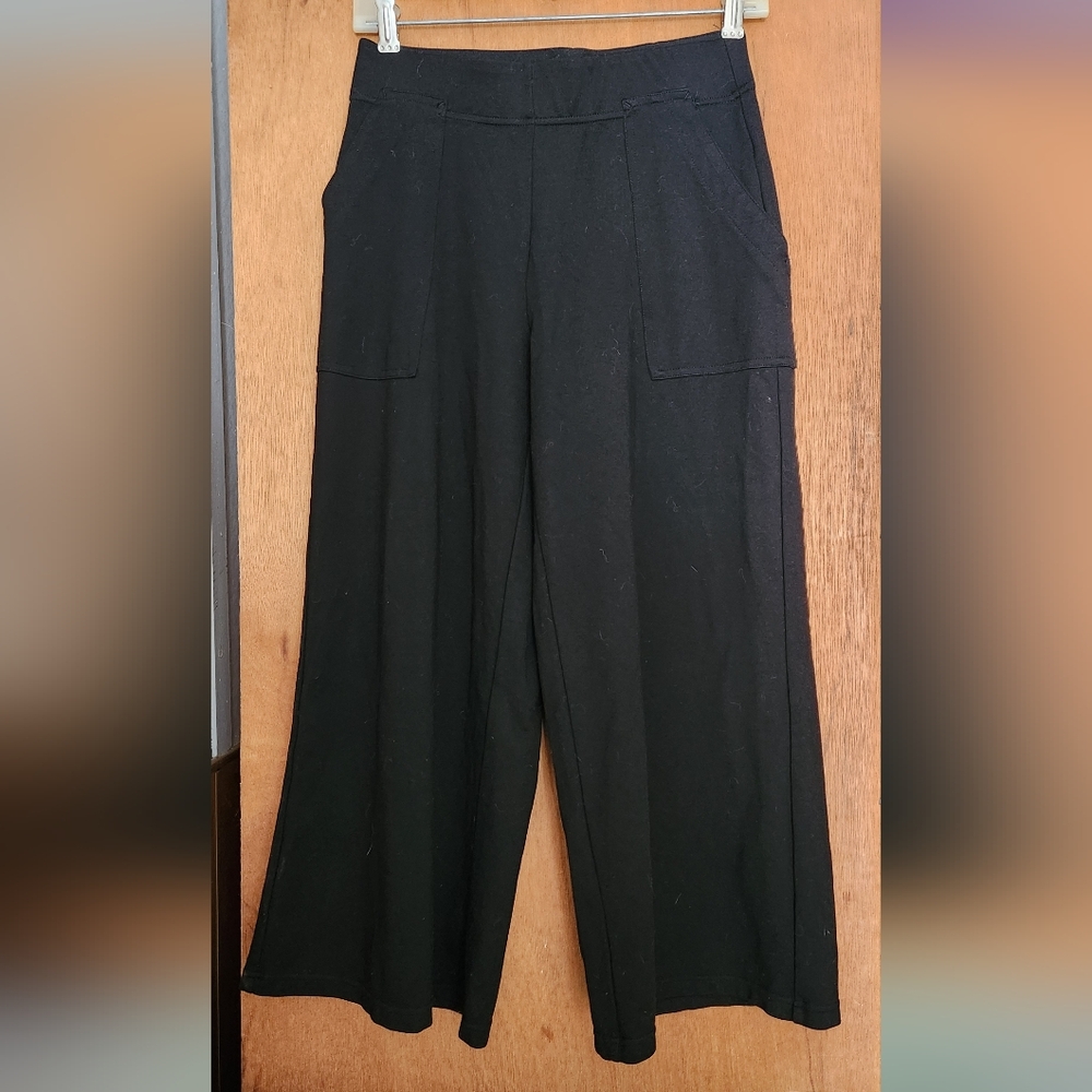 Max Studio London Black Women's Wide-Leg Pants Dressy